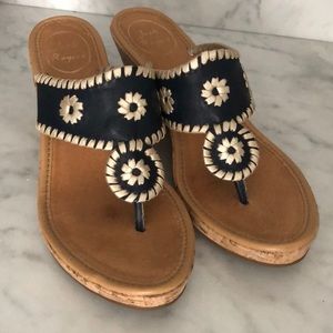 JACK ROGERS MARBELLA MID WEDGES 8.5